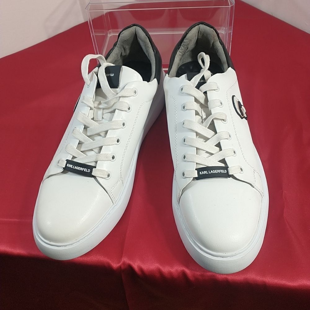 Karl Lagerfeld Mens SZ 13M Paris 3D Karl Head White/Black. - Picture 11 of 11